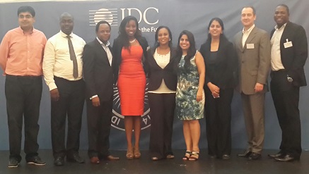 IDC’s Team at the CIO Summit held in Lagos on Tuesday.